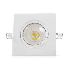 Luminaria-Spot-Led-Embutir-Quadrado-Branco-Com-Lampada-Par30-13W-E27-Bivolt-6500K-Luz-Branca-Foxlux