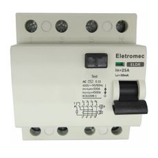 Interruptor-Diferencial-Residual-Dr-30Ma-25A-400V-Tetrapolar-Eletromec