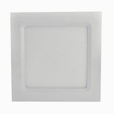 Luminaria-Plafon-LED-Embutir-Quadrada-Branca-Bivolt-12W-3000K-Luz-Amarela-Bronzearte
